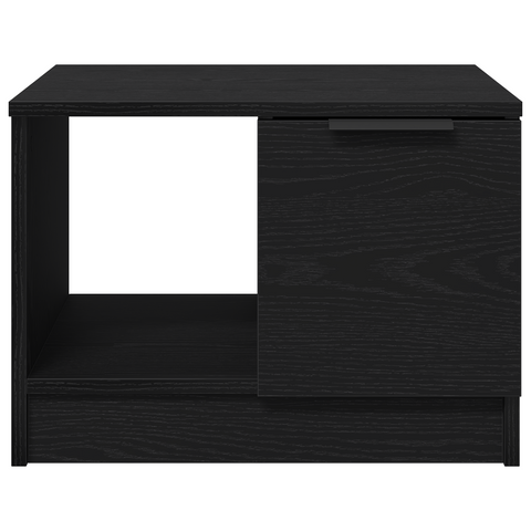 vidaXL Coffee Table Black Oak 50x50x36 cm Engineered Wood