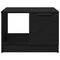 vidaXL Coffee Table Black Oak 50x50x36 cm Engineered Wood