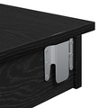 vidaXL Wall Bar Table - Black Oak - 102x55x103.5 cm - Made of Engineered Wood