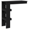 vidaXL Wall Bar Table - Black Oak - 102x55x103.5 cm - Made of Engineered Wood