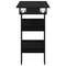 vidaXL Wall Bar Table - Black Oak - 102x55x103.5 cm - Made of Engineered Wood