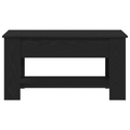 vidaXL Black Oak Coffee Table - 101x49x52 cm Made from Engineered Wood