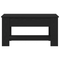 vidaXL Black Oak Coffee Table - 101x49x52 cm Made from Engineered Wood