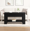 vidaXL Black Oak Coffee Table - 101x49x52 cm Made from Engineered Wood
