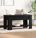 vidaXL Black Oak Coffee Table - 101x49x52 cm Made from Engineered Wood