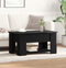 vidaXL Black Oak Coffee Table 79x49x41 cm Made of Engineered Wood