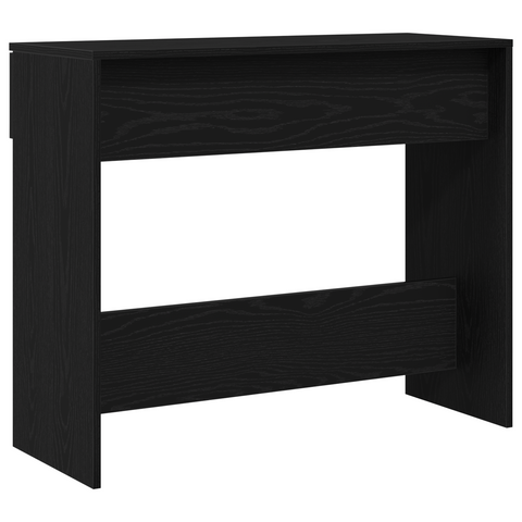 vidaXL Console Table Black Oak 90x36x75 cm Engineered Wood