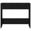 vidaXL Console Table Black Oak 90x36x75 cm Engineered Wood