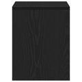 vidaXL Dressing Stool Black Oak 70x35x45 cm Engineered Wood