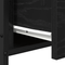 vidaXL Nightstands 2 Pack Black Oak 34x35.5x70 cm Made of Engineered Wood