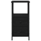vidaXL Nightstands 2 Pack Black Oak 34x35.5x70 cm Made of Engineered Wood
