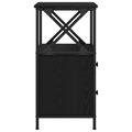 vidaXL Nightstands 2 Pack Black Oak 34x35.5x70 cm Made of Engineered Wood
