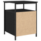 vidaXL Bedside Cabinets 2 pcs Black Oak 44x45x60 cm Engineered Wood