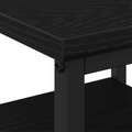 vidaXL Bedside Cabinets 2 pcs Black Oak 34x36x50 cm Engineered Wood