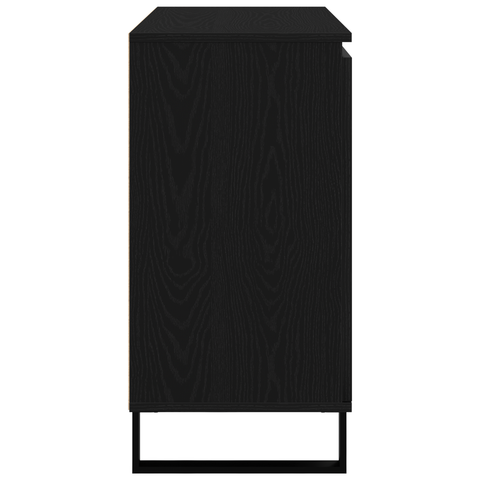 vidaXL Sideboard Black oak 101.5 x 35 x 70 cm Engineered wood