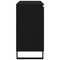 vidaXL Sideboard Black oak 101.5 x 35 x 70 cm Engineered wood