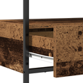 vidaXL Console Table with Drawer with Shelf Old Wood 75 x 40 x 75 cm