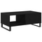 vidaXL Coffee Table Black Oak 90x50x36,5 cm Engineered Wood