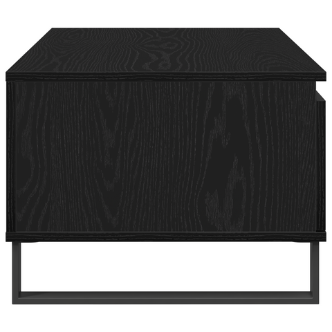 vidaXL Coffee Table Black Oak 90x50x36,5 cm Engineered Wood