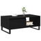 vidaXL Coffee Table Black Oak 90x50x36,5 cm Engineered Wood