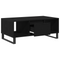 vidaXL Coffee Table Black Oak 90x50x36,5 cm Engineered Wood