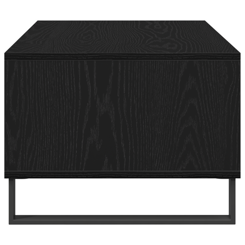 vidaXL Coffee Table Black Oak 90x50x36,5 cm Engineered Wood