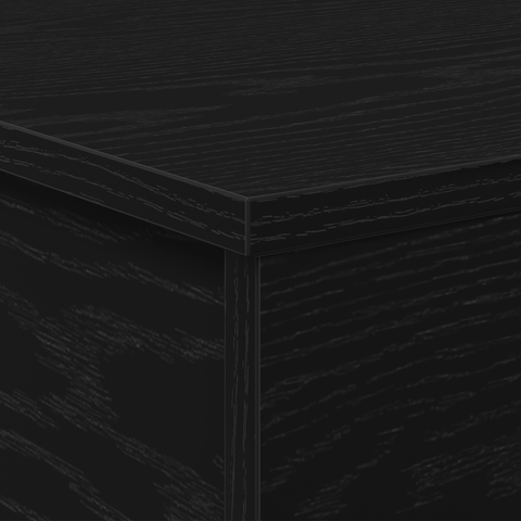 vidaXL Coffee Table Lift Top Black Oak 60x44,5x45 cm Engineered Wood