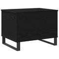 vidaXL Coffee Table Lift Top Black Oak 60x44,5x45 cm Engineered Wood