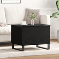 vidaXL Coffee Table Lift Top Black Oak 60x44,5x45 cm Engineered Wood