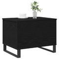 vidaXL Coffee Table Lift Top Black Oak 60x44,5x45 cm Engineered Wood