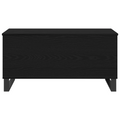 vidaXL Coffee Table Black Oak 90x44.5x45 cm Engineered Wood