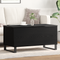 vidaXL Coffee Table Black Oak 90x44.5x45 cm Engineered Wood