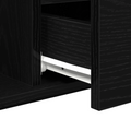vidaXL Coffee Table Black Oak 90x49x45 cm Engineered Wood
