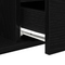 vidaXL Coffee Table Black Oak 90x49x45 cm Engineered Wood