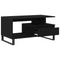 vidaXL Coffee Table Black Oak 90x49x45 cm Engineered Wood