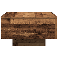 vidaXL Coffee Table, Old Wood, 55x55x31 cm, Engineered Wood