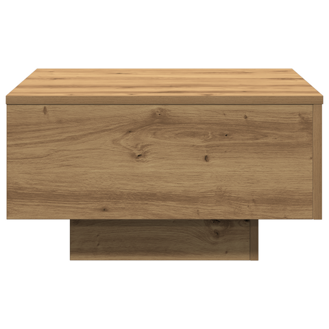 vidaXL Couch Table Artisan Oak Solid Oak Wood 55 x 55 x 31 cm Durable