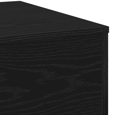 vidaXL Black Oak Coffee Table 55x55x31 cm Made from Engineered Wood