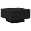 vidaXL Black Oak Coffee Table 55x55x31 cm Made from Engineered Wood