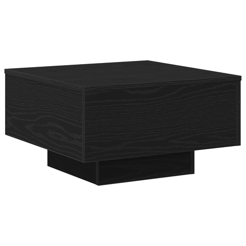 vidaXL Black Oak Coffee Table 55x55x31 cm Made from Engineered Wood