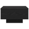 vidaXL Black Oak Coffee Table 55x55x31 cm Made from Engineered Wood