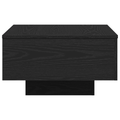 vidaXL Black Oak Coffee Table 55x55x31 cm Made from Engineered Wood