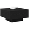 vidaXL Black Oak Coffee Table 55x55x31 cm Made from Engineered Wood