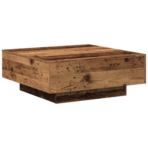 vidaXL Coffee Table - Old Wood - 80x80x31 cm - Engineered Wood