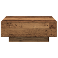 vidaXL Coffee Table - Old Wood - 80x80x31 cm - Engineered Wood