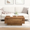 vidaXL Coffee Table - Old Wood - 80x80x31 cm - Engineered Wood