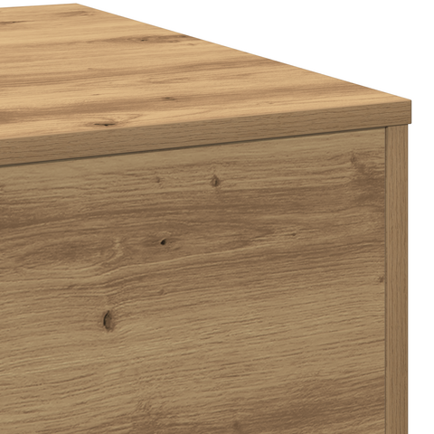 vidaXL Coffee Table Artisan Oak 80x80x31 cm Engineered Wood