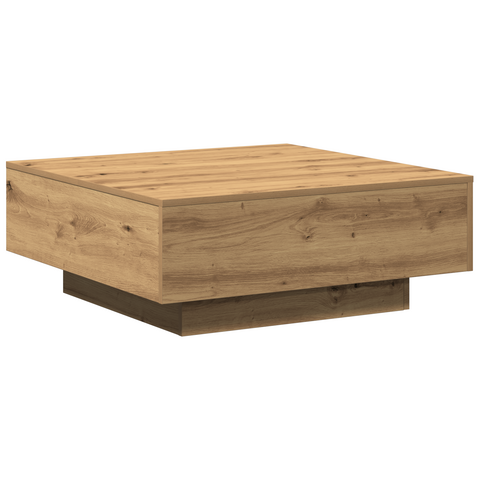 vidaXL Coffee Table Artisan Oak 80x80x31 cm Engineered Wood