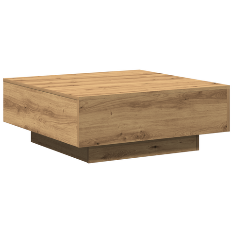 vidaXL Coffee Table Artisan Oak 80x80x31 cm Engineered Wood