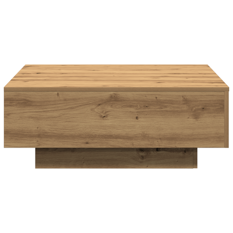 vidaXL Coffee Table Artisan Oak 80x80x31 cm Engineered Wood